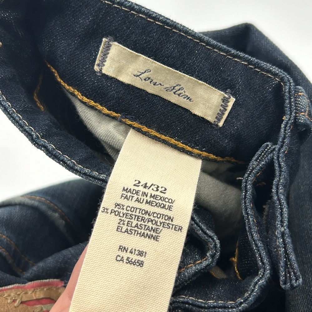 NWT Ralph Lauren Denim & Supply Co Women’s 24x32 Low Slim Denim Jeans - Picture 10 of 10
